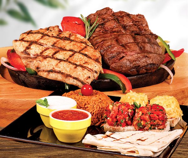 Grilled Chicken Fajita and Beef Combo