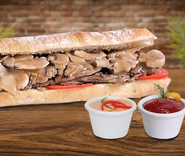 Grilled Beef with Mushroom