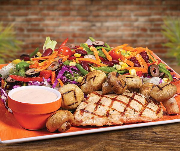 Grilled Chicken Fresh Mushroom
