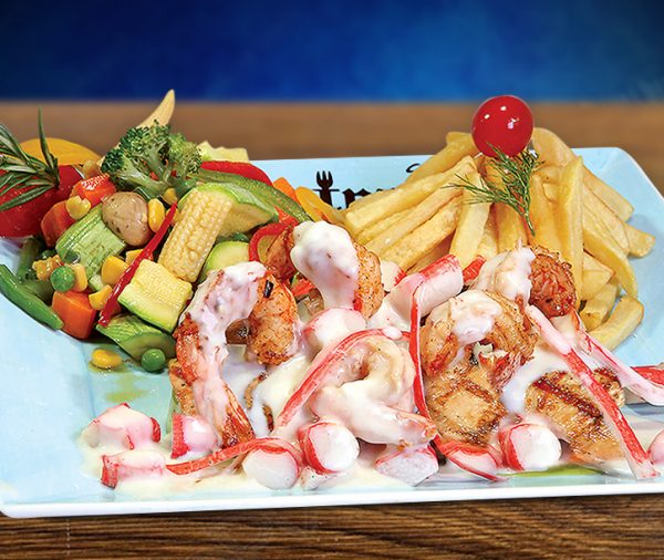 Grilled Chicken Shrimp Sauce